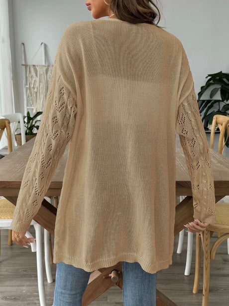 Hollow woven sweater without buttons air-conditioned sweater casual jacket - V.I.P Digital Presence