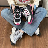 Lace-Up Platform Athletic Shoes - V.I.P Digital Presence