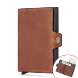 Leather Men's Card Holder Card Case European and American Leather Coin Purse Card Holder - V.I.P Digital Presence
