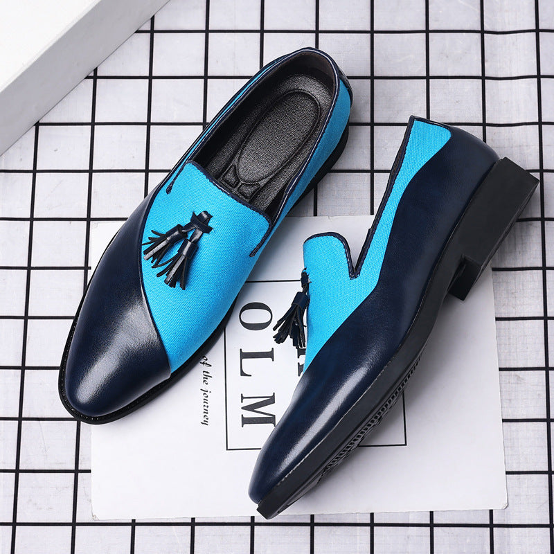 Leather shoes for men, business formal, plus size fit, trendy and casual shoes, Korean version, versatile and trendy, British style - V.I.P Digital Presence