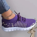 Leopard Round Toe Lace Up Athletic - V.I.P Digital Presence