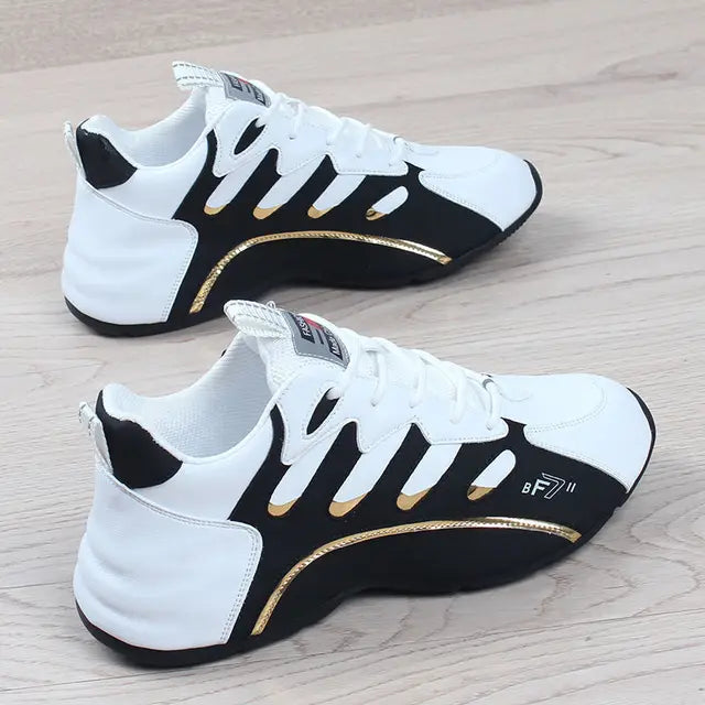 Luxury Men's Sneakers High Quality Leather Casual Shoes for Men Fashion All-match Sport Shoes Platform Comfor Men Running Shoes - V.I.P Digital Presence