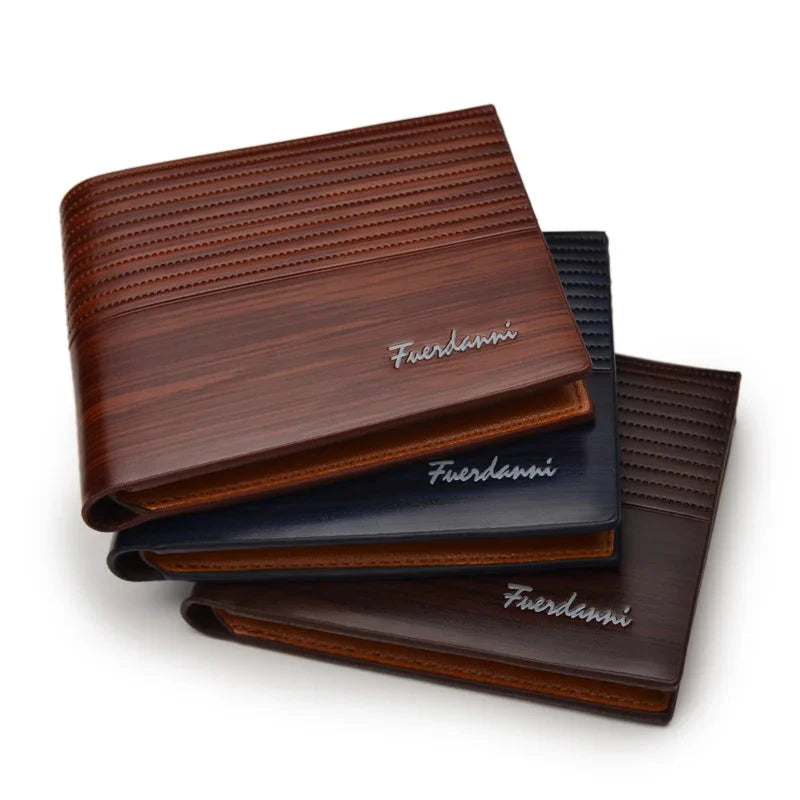 Men Leather Brand Luxury Wallet Short Slim Male Purses Money Clip Credit Card Dollar Price Portomonee Carteria - V.I.P Digital Presence