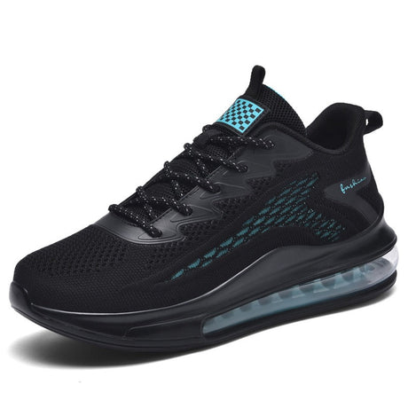 Men's breathable mesh shoes height increasing full-length air cushioned running shoes - V.I.P Digital Presence