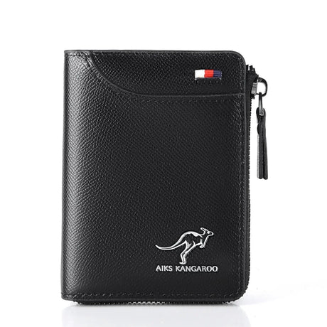 Men's  Protected PU Leather Wallet Vintage Short Purse - V.I.P Digital Presence