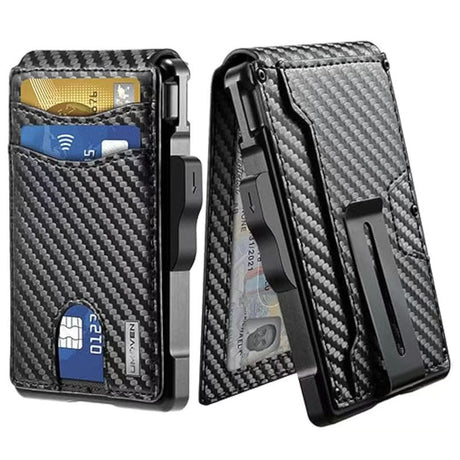Men's real pickup bag wallet credit card business card box wallet - V.I.P Digital Presence