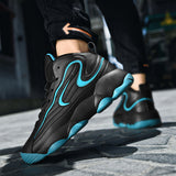 Men's sports shoes with leather surface, trendy shoes, Korean version, fashionable basketball shoes - V.I.P Digital Presence