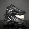 Men's sports shoes with leather surface, trendy shoes, Korean version, fashionable basketball shoes - V.I.P Digital Presence