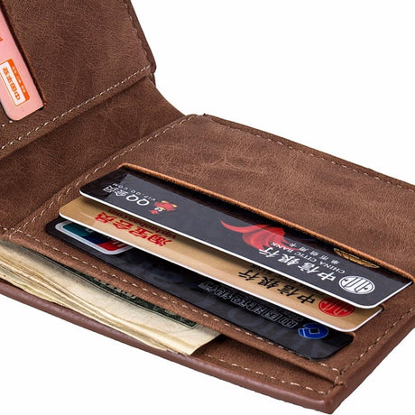Men Wallets Mens Wallet with Coin Bag Zipper Small Money Purses New Design Dollar Slim Purse Money Clip Wallet - V.I.P Digital Presence