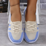 Mesh Contrast Flat Slip-Ons - V.I.P Digital Presence