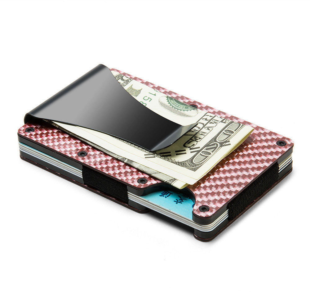 Multifunctional Carbon Fiber Card Holder Metal Card Box Anti-Degaussin ...