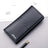 Multifunctional Wallet Men's Long Zipper Trend Fashion Personality Large Capacity Button Youth Hand Embossed Wallet - V.I.P Digital Presence
