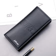 Multifunctional Wallet Men's Long Zipper Trend Fashion Personality Large Capacity Button Youth Hand Embossed Wallet - V.I.P Digital Presence