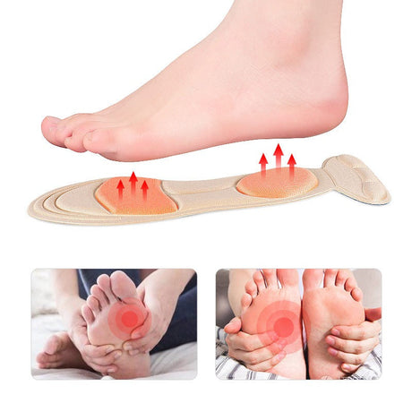 Neue 2-in-1 Einlegesohle mit atmungsaktiver, schweißableitender, Anti-Rutsch-Massage, Stoßdämpfung und schmerzlinderndem Fersenpatch - V.I.P Digital Presence