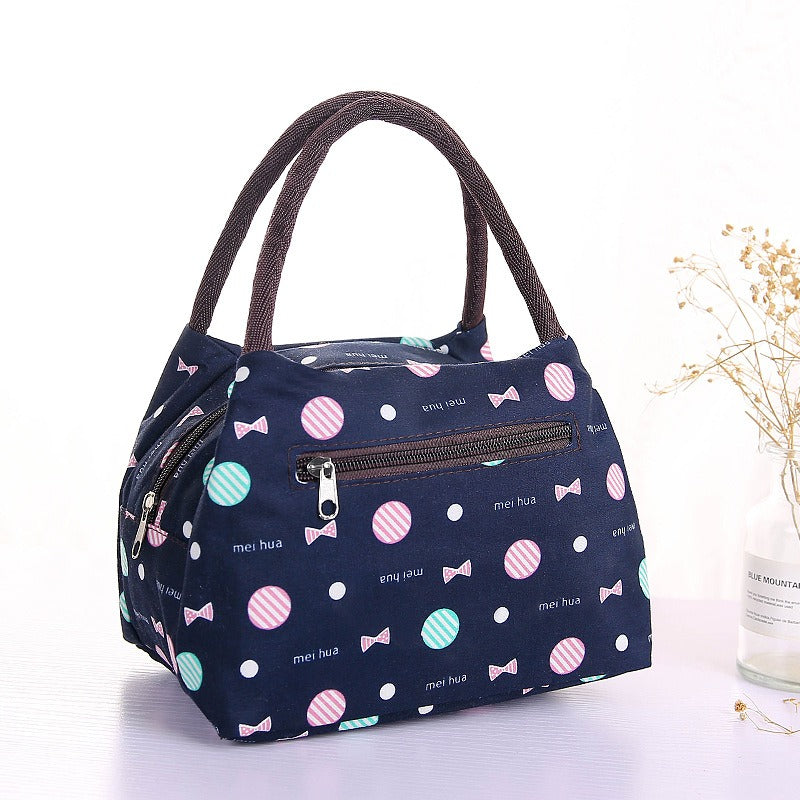 New Oxford Cloth Portable Bag Portable Folding Portable Lunch Box Bag Lunch Bag Thermal Insulation Bag Picnic Bag - V.I.P Digital Presence