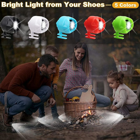 Plastic Rechargeable Headlights for Croc Hole Shoe Light Camping Footstep Shoe Light - V.I.P Digital Presence
