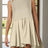 Pleated Round Neck Sleeveless Mini Dress - V.I.P Digital Presence