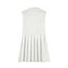 Pleated Round Neck Sleeveless Mini Dress - V.I.P Digital Presence