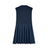 Pleated Round Neck Sleeveless Mini Dress - V.I.P Digital Presence