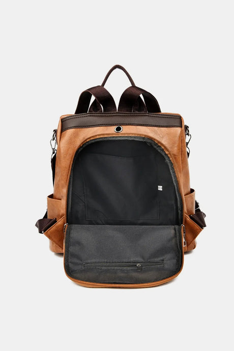 PU Leather Backpack Bag - V.I.P Digital Presence