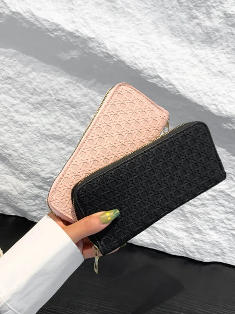 PU Leather Solid Color Wallet - V.I.P Digital Presence
