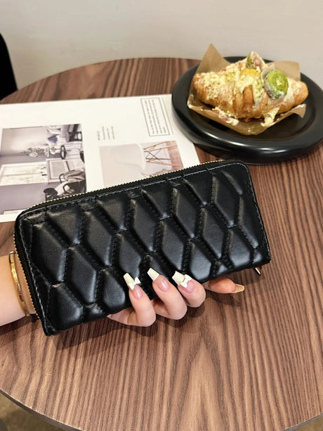 PU Leather Solid Color Wallet - V.I.P Digital Presence