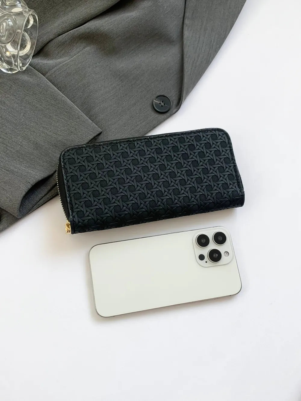PU Leather Solid Color Wallet - V.I.P Digital Presence