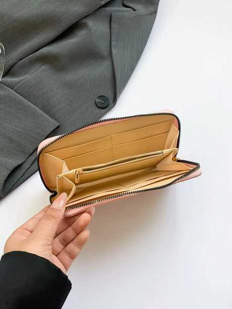 PU Leather Solid Color Wallet - V.I.P Digital Presence