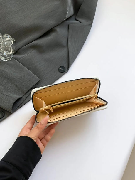 PU Leather Solid Color Wallet - V.I.P Digital Presence