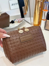 PU Leather Woven Clutch - V.I.P Digital Presence