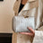 PU Leather Woven Clutch - V.I.P Digital Presence