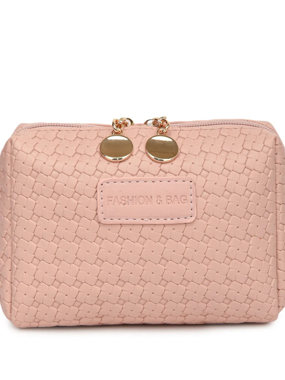 PU Leather Woven Clutch - V.I.P Digital Presence