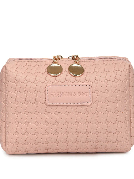 PU Leather Woven Clutch - V.I.P Digital Presence