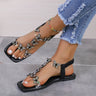 Rhinestone Butterfly Flat Sandals - V.I.P Digital Presence
