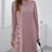 Round Neck Long Sleeve Mini Dress - V.I.P Digital Presence