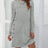 Round Neck Long Sleeve Mini Dress - V.I.P Digital Presence