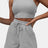 Round Neck Top and Drawstring Shorts Set - V.I.P Digital Presence