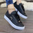 Round Toe Lace Up Sneakers - V.I.P Digital Presence