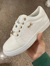 Round Toe Lace Up Sneakers - V.I.P Digital Presence