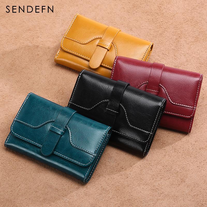 Sendefn  Wallet-female Short Women's Hasp Women Purse Split Leather With Coin Pocket Mini - V.I.P Digital Presence