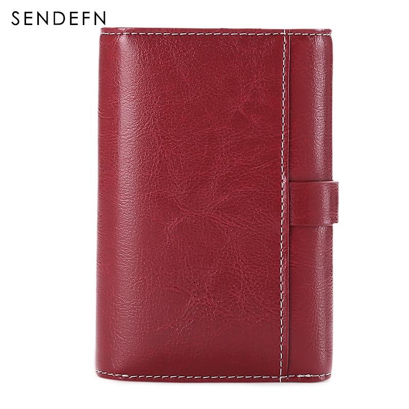 Sendefn  Wallet-female Short Women's Hasp Women Purse Split Leather With Coin Pocket Mini - V.I.P Digital Presence