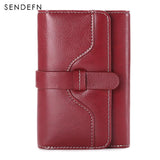Sendefn  Wallet-female Short Women's Hasp Women Purse Split Leather With Coin Pocket Mini - V.I.P Digital Presence