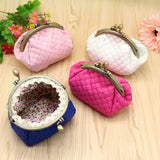 Sequin zero wallet, diamond grid coin bag, lipstick storage, small bag, mouth gold bag - V.I.P Digital Presence