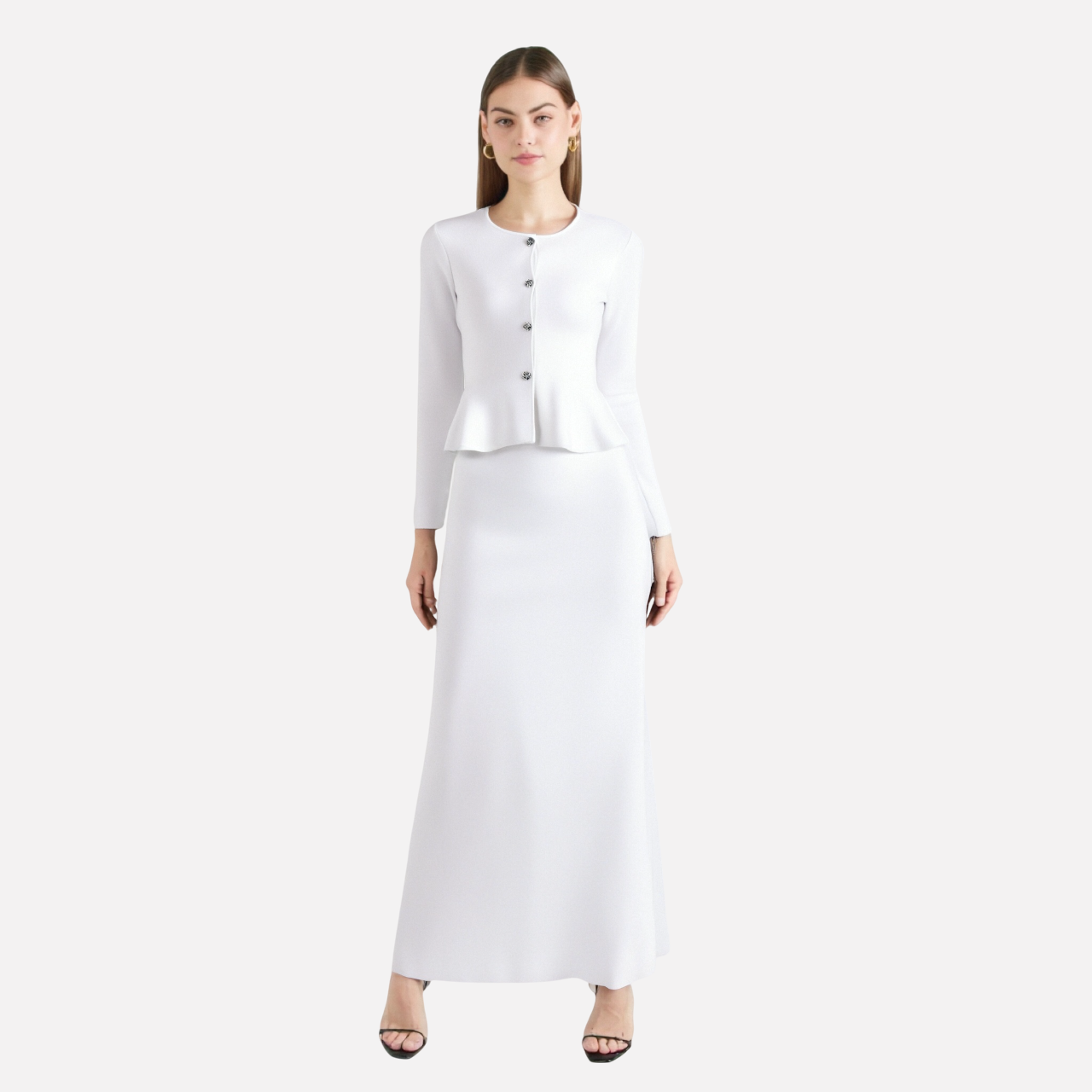 Solid color casual slim fit suit jacket mini skirt - V.I.P Digital Presence