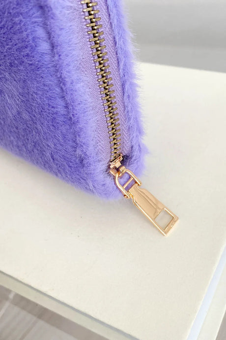Solid Color Fluff Rectangle Wallet - V.I.P Digital Presence