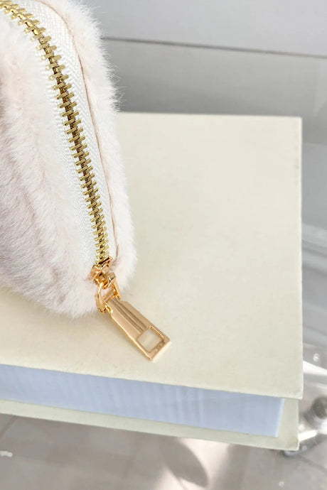 Solid Color Fluff Rectangle Wallet - V.I.P Digital Presence