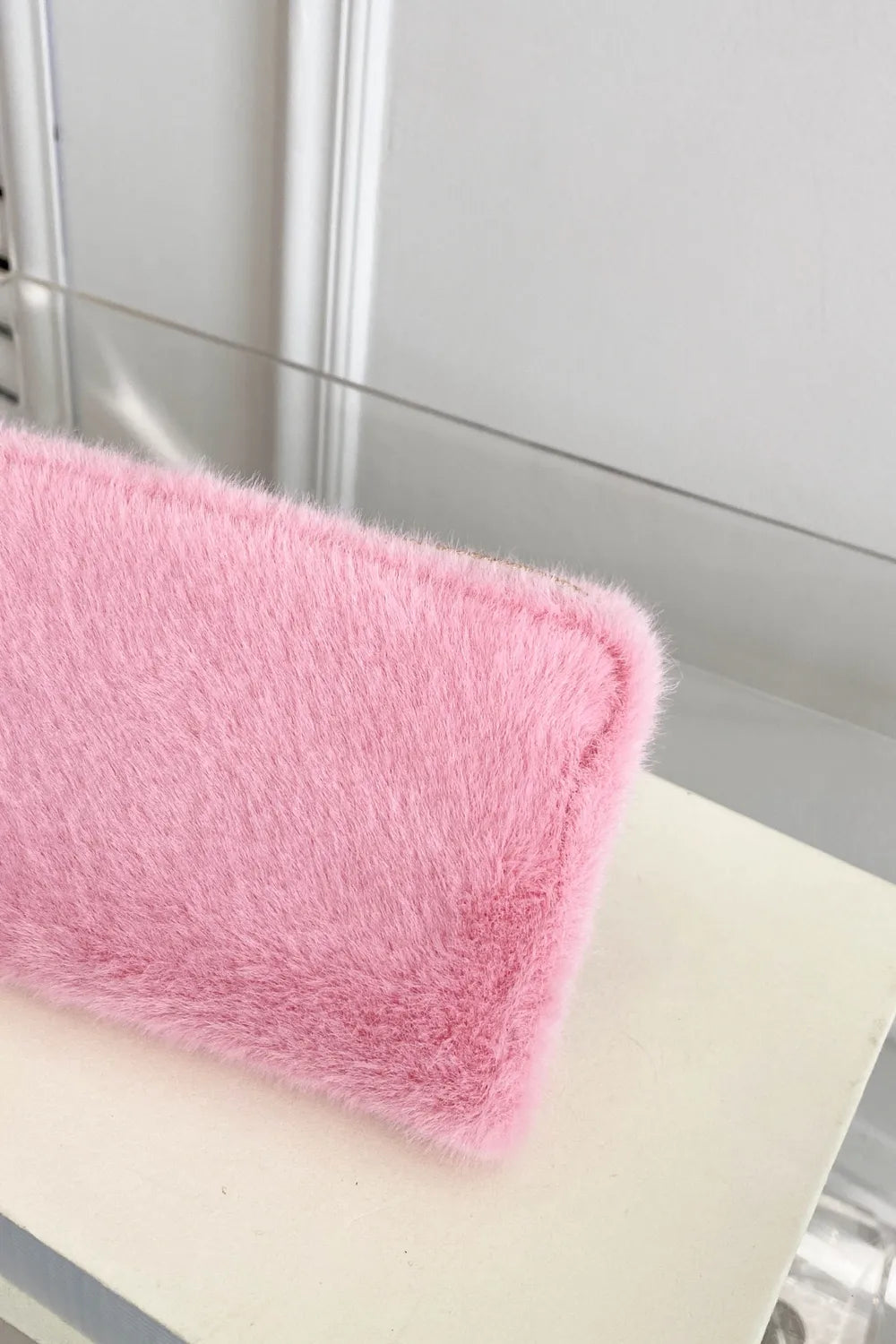 Solid Color Fluff Rectangle Wallet - V.I.P Digital Presence