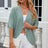 Solid color mid sleeved cardigan knitted cardigan jacket air-conditioned sweater - V.I.P Digital Presence