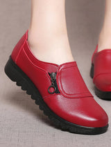 Spring and Autumn New Women's Leather Shoes Grandma Shoes Elderly Shoes - V.I.P Digital Presence