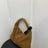 Suede woven tote bag simple and fashionable handbag underarm single shoulder bag large capacity suction buckle - V.I.P Digital Presence
